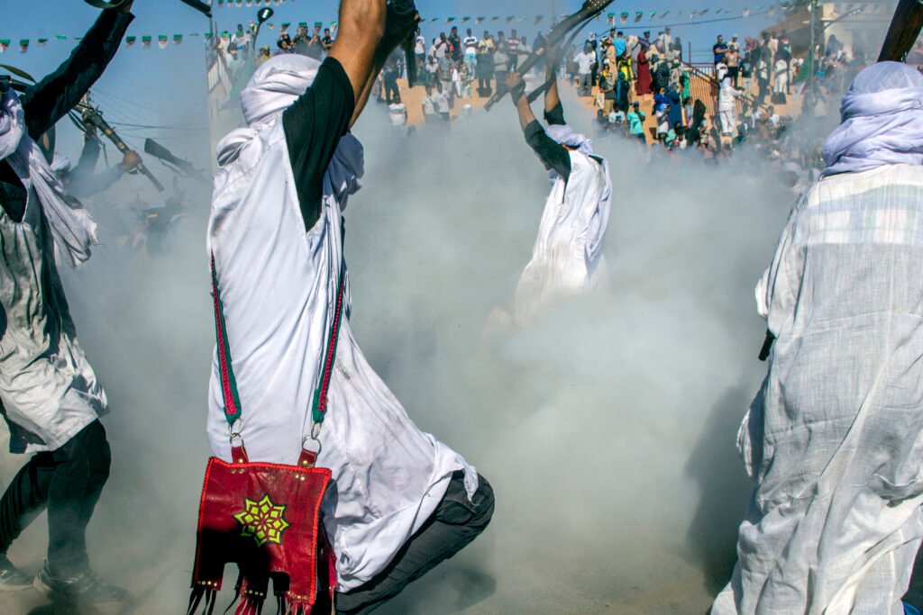 Festival performance through smoke